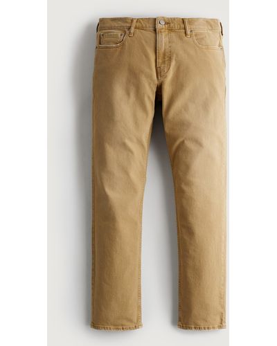 Hollister Slim Straight Khaki-Jeans - Grün