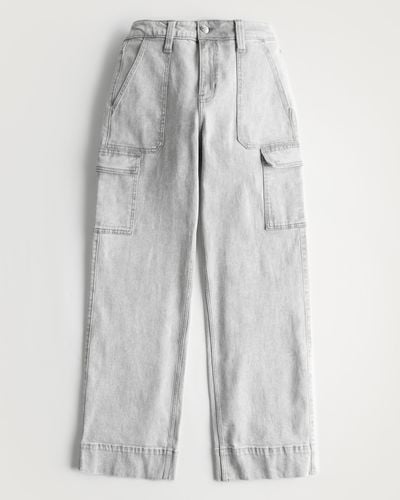Hollister High-rise Baggy Jeans - Grey