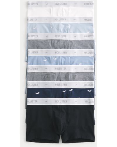 Hollister Classic Length Boxer Brief 7-pack - Blue