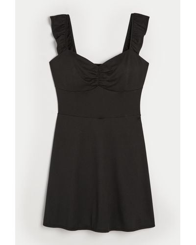 Hollister Knit Skort Dress - Black
