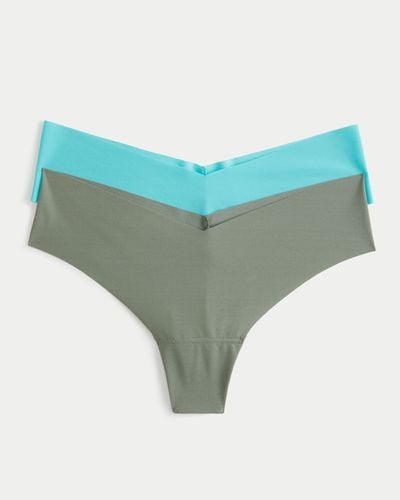 Hollister Gilly Hicks No-show Thong Underwear 2-pack - Green