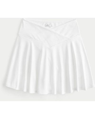 Hollister Knit Mini Skort - White