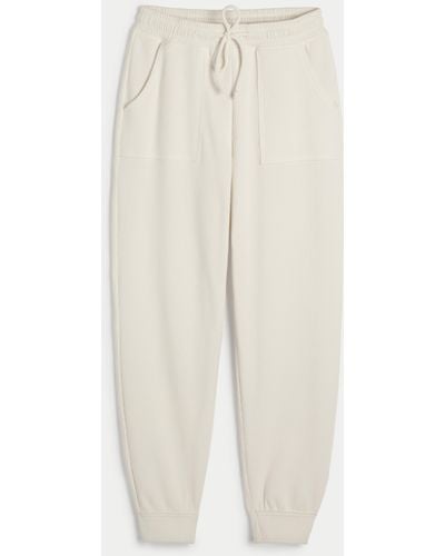 Hollister Gilly Hicks Waffle Joggers - White