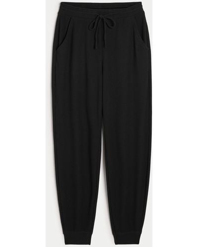 Hollister Gilly Hicks Waffle Joggers - Black
