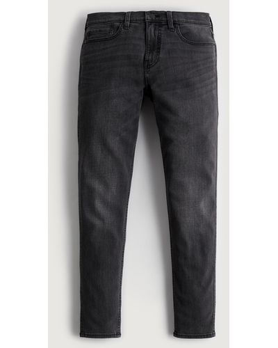 Hollister Black Slim Taper Jeans - Grey