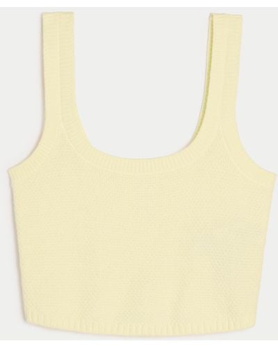 Hollister Gilly Hicks Sweater-knit Tank - Natural