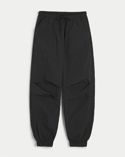 Hollister Gilly Hicks Active Parachute Joggers - Black