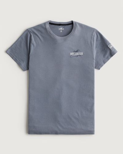 Hollister Embroidered Logo Graphic Tee - Multicolour
