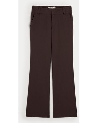 Hollister Hollister Livvy Mid-rise Boot Trousers - Brown