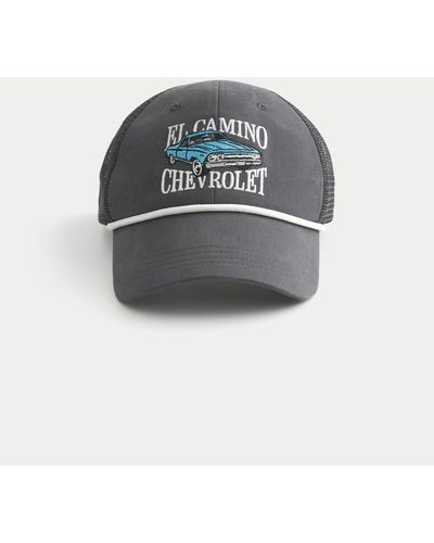 Hollister Chevrolet El Camino Graphic Trucker Hat - Grey