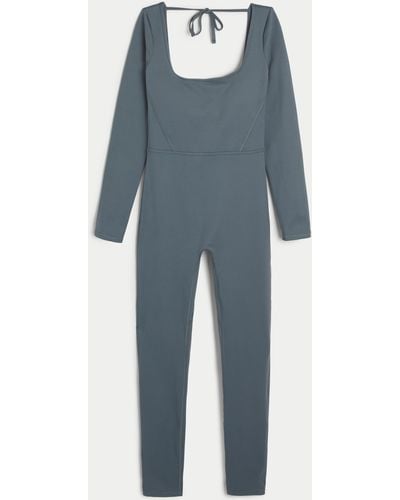 Hollister Gilly Hicks Active Recharge Long-leg Onesie - Blue