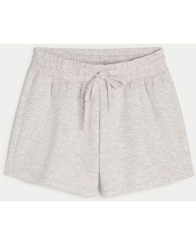 Hollister Gilly Hicks Active Cooldown Shorts - White