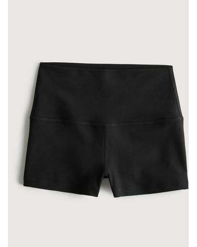 Hollister Gilly Hicks Active Recharge High Rise Shorties 2" - Black