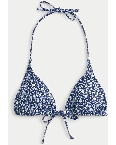 Hollister Triangel-Bikinioberteil im Multiway-Design - Blau