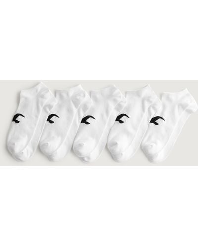 Shoes  Hollister Co. Mens Gilly Hicks Logo Crew Socks White