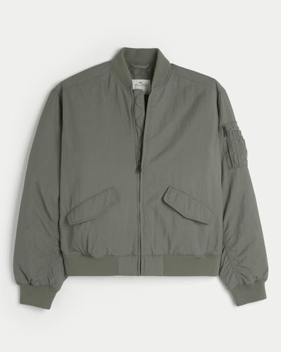 Hollister Workwear Bomber Jacket - Grey