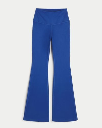 Hollister Gilly Hicks Active Recharge High Rise Flare Leggings - Blau