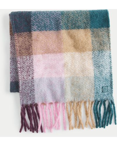 Hollister Gilly Hicks Cosy Knit Scarf - Blue