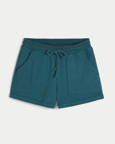 Hollister Gilly Hicks Waffle Shorts - Green