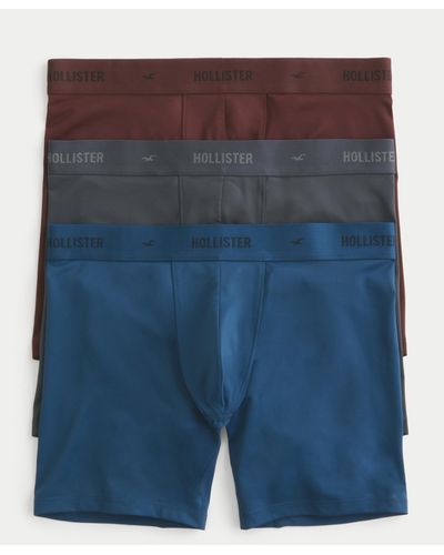 Hollister Longer-length Sport Boxer Brief 3-pack - Blue