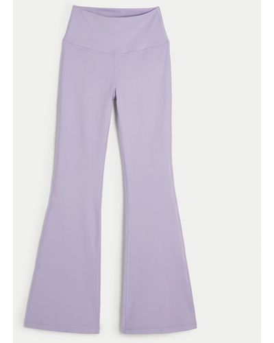 Hollister Gilly Hicks Active Recharge High-rise Flare Leggings - Purple