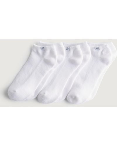 Hollister Gilly Hicks Active Ankle Socks 3-pack - White