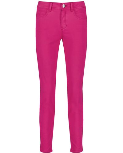 Taifun 7/8 jeans slim baumwolle - Pink