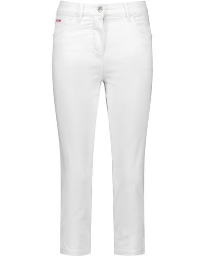 Gerry Weber 3/4 jeans sol꞉ine best4me high light - Weiß