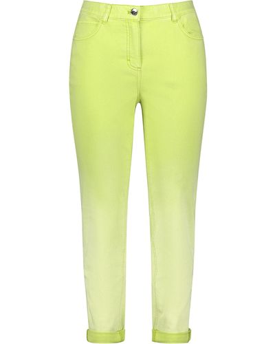 Samoon Coloured jeans mit farbverlauf betty jeans baumwolle - Gelb