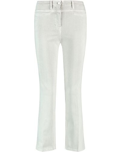 Gerry Weber 7/8 jeans mar꞉lie flared fit cropped baumwolle - Weiß