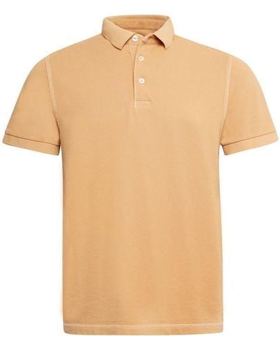 French Connection Triple Stitch Polo Shirt - Natural