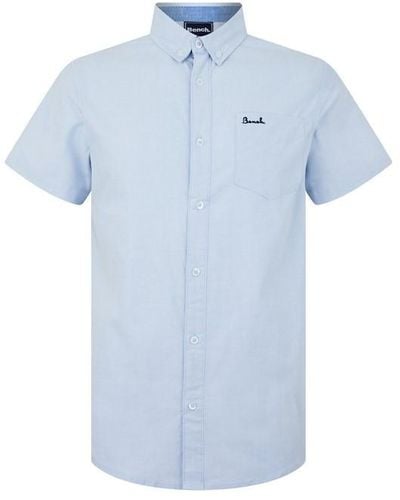 Bench Bowdon Short Sleeve Shirt - Blue