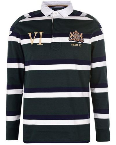 Howick Long Sleeve Rugby Polo Shirt - Multicolour