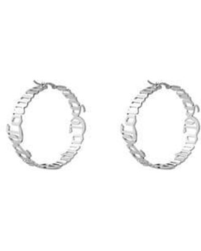 Juicy Couture Juicy Olivia Hoops Ld99 - White
