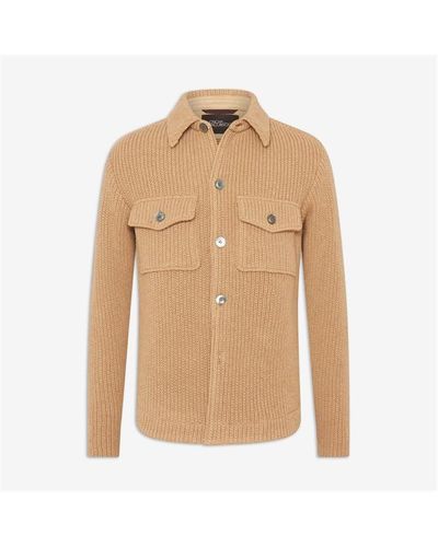 Oscar Jacobson Milron Shirt Jacket - Natural