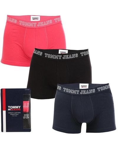Tommy Hilfiger 3 Pack Varsity Trunk Boxer Shorts - Blue