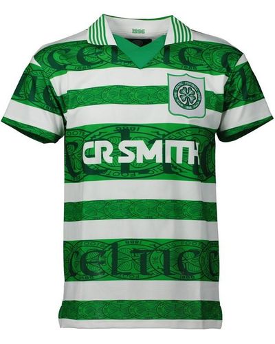 Team Celtic 1996 Retro Home Kit Adults - Green