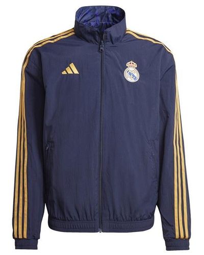 adidas Real Madrid Anthem Jacket 2023/2024 Adults - Blue