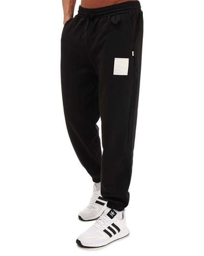 adidas Lounge Heavy French Terry joggers - Black