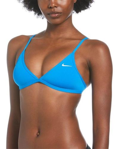 Nike Hydrastrong Solid Bikini Top - Blue