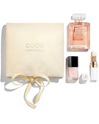 Chanel Coco Mademoiselle Secret Look Pouch Edp 50ml, Rouge Coco Baume Dreamy White, Le Vernis Ballerina