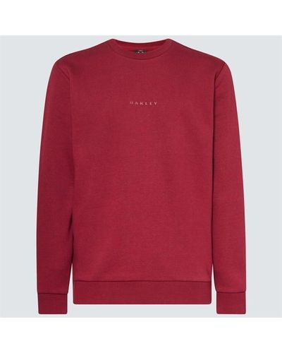 Oakley Canyon Crew Sweatshirt - Red