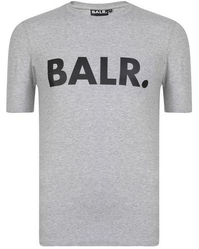 BALR Logo Short Sleeved T Shirt - Grey