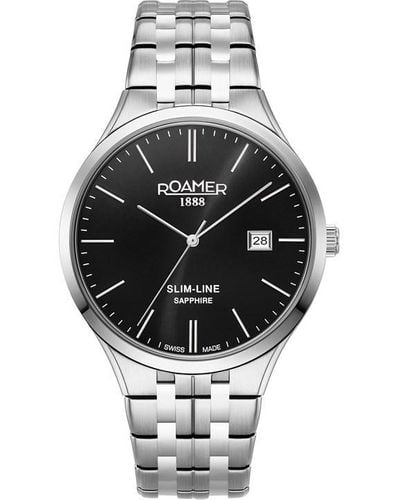 Roamer Classic Stainless Steel Luxury Watch - Metallic