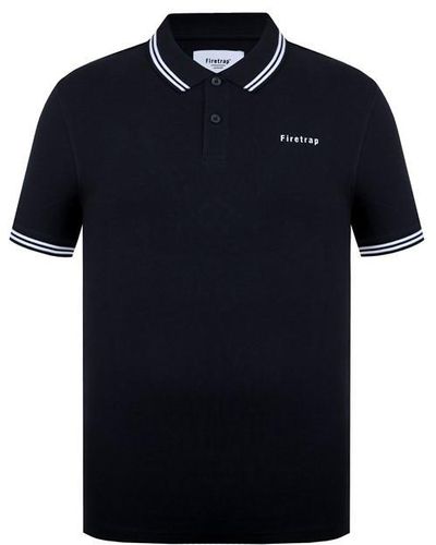 Firetrap Lazer Polo Shirt - Black