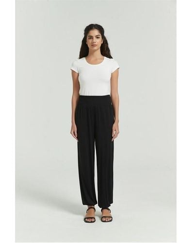 Be You Jersey Hareem Trousers - White