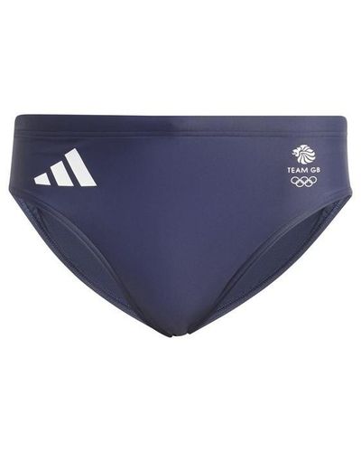 adidas Team Gb Swim Trunks - Blue