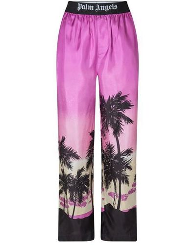 Palm Angels Palm Sunset Pj Pant Ld99 - Pink