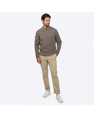 Howick Andover Cable Jumper - Grey