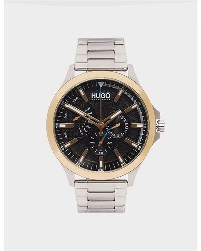 HUGO Leap Chronograph Watch - Metallic